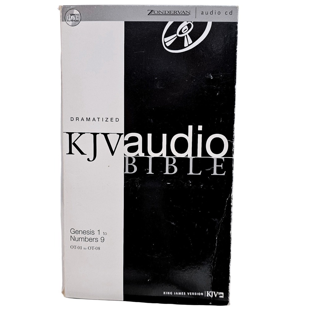 Zondervan KJV Audio Bible CD Dramatized Old Testament Genesis To Numbers 8 Discs